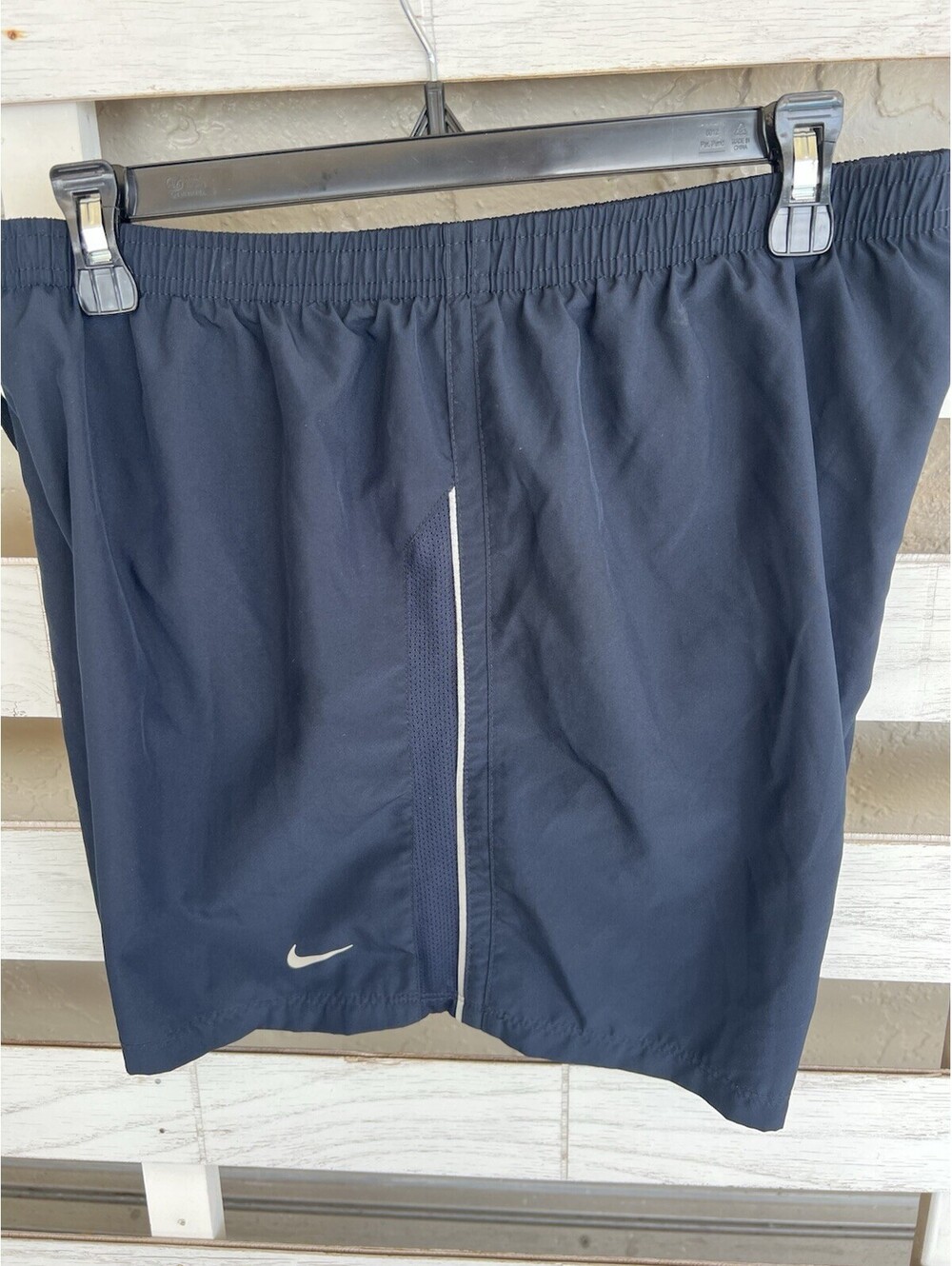 Nike Dri Fit Women’s L Running Shorts Navy Blue Built-In Panty 5” Inseam